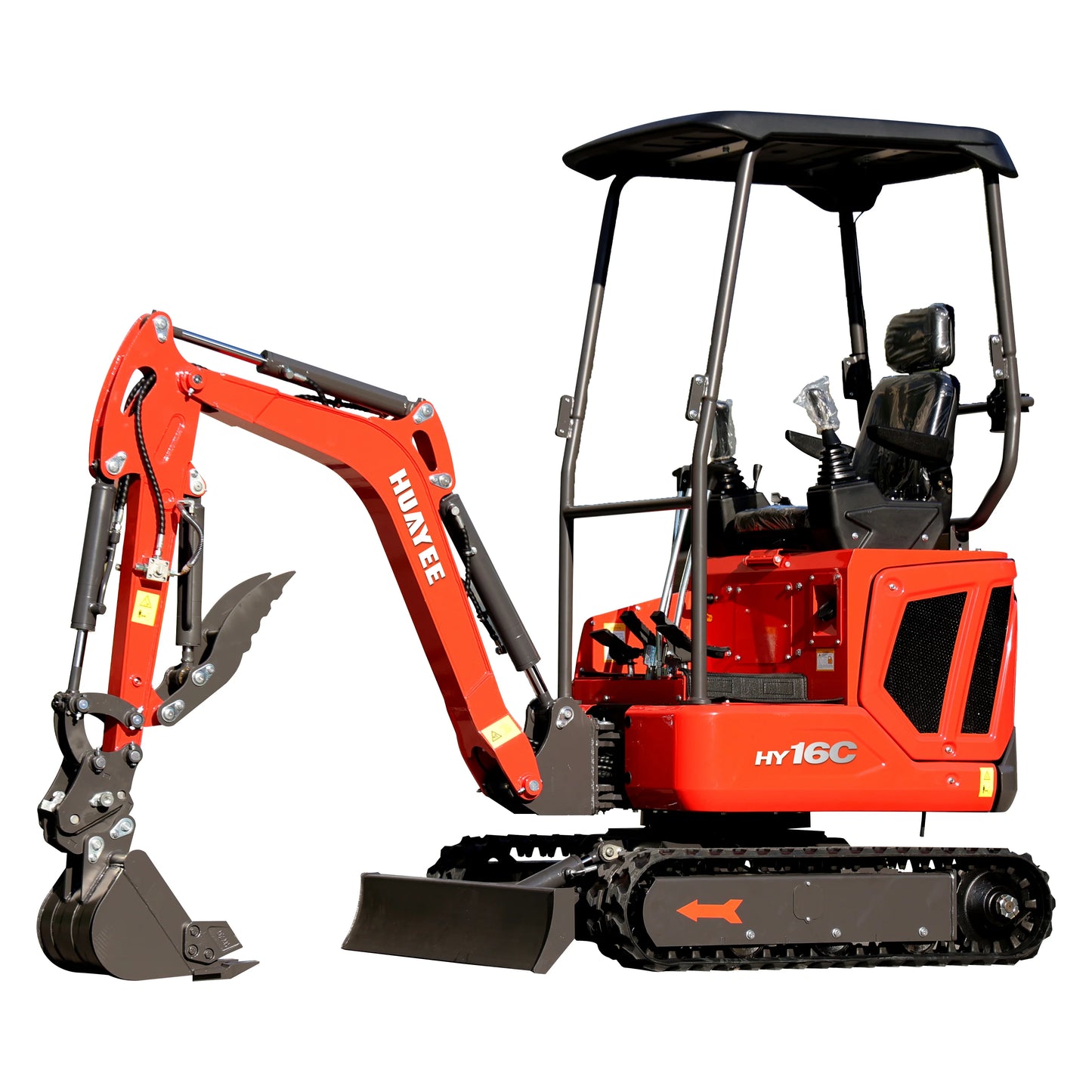 Ton Mini Excavator With 14HP Kubota Engine & Hydraulic Thumb | HUAYEE HY16C