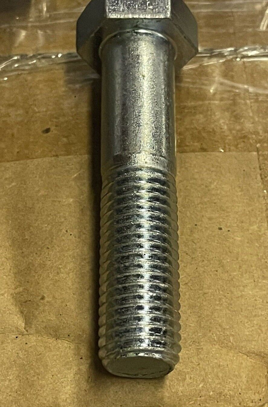 3/4"-10 X 3-1/2" ASTM A307A HEX BOLT, ZINC PLATED (5 PACK)