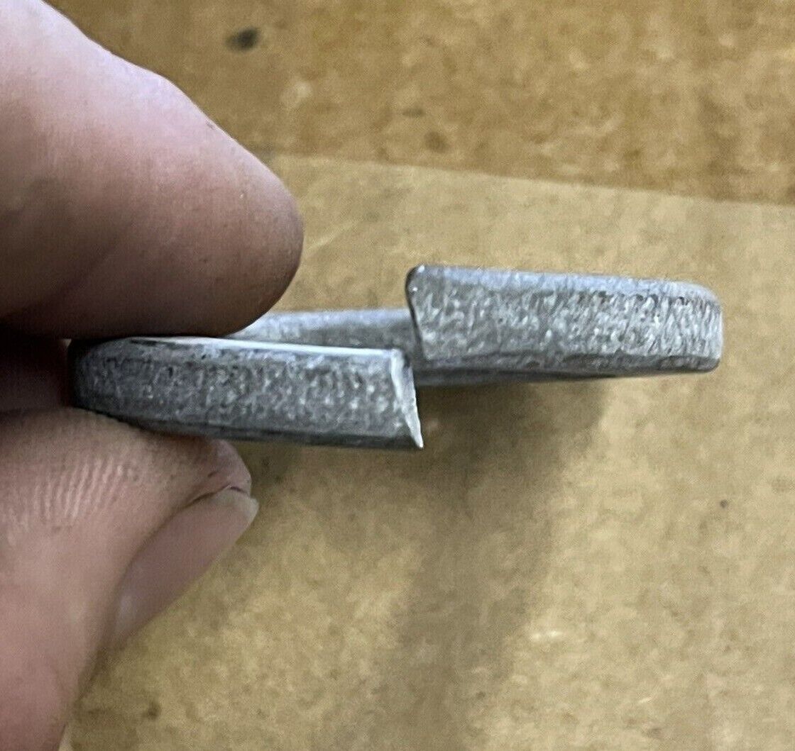 HOT DIP GALVANIZED STEEL 1" LOCK WASHERS, SPLIT RING (5 PACK)