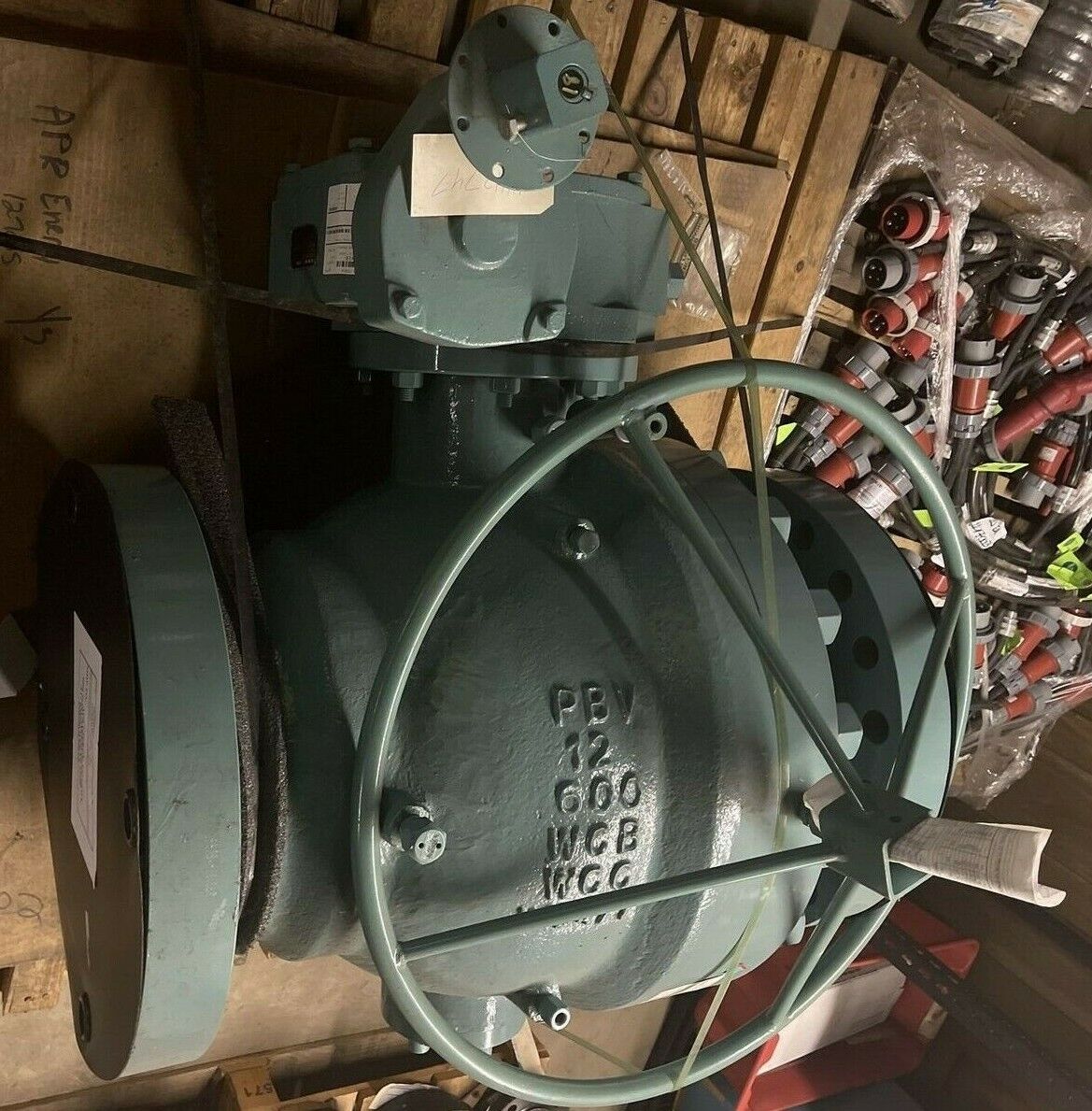 PBV-USA 12" BALL VALVE WG308, FLANGED, CLASS 600, GEAR OPERATED TRUNNION