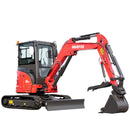 3.5 Ton Industrial Mini Excavator With 24HP Yanmar Engine & Enclosed Cab | HUAYEE HY35C-3