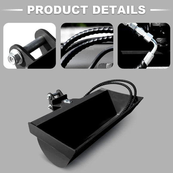 800mm 32" Tilt Bucket For 2 Ton Mini Excavators | HUAYEE HYE08