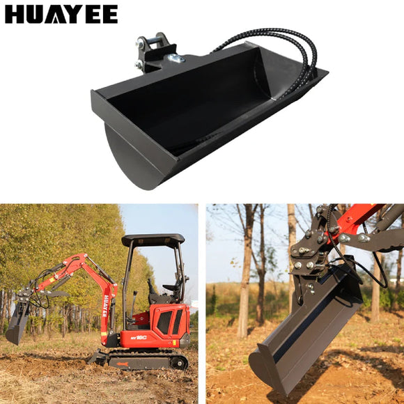 800mm 32" Tilt Bucket For 2 Ton Mini Excavators | HUAYEE HYE08