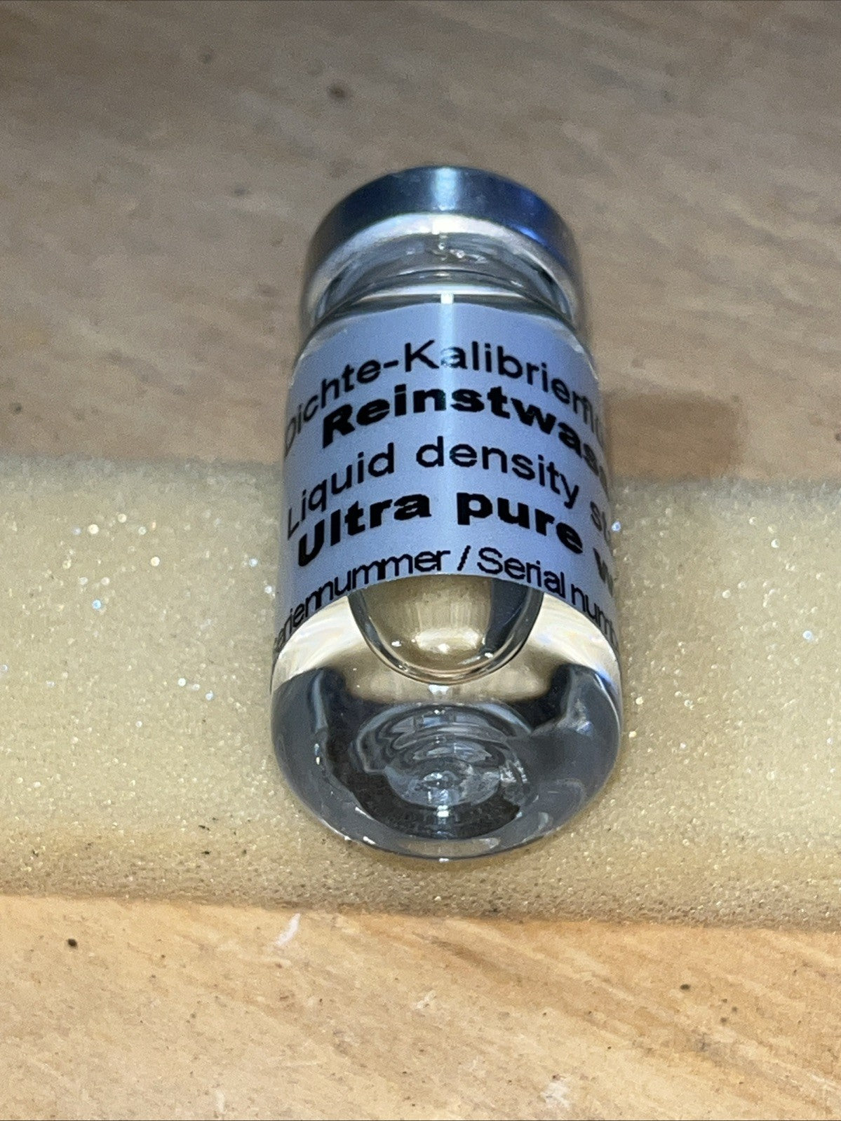 (1) Anton Paar Ultra Pure Water Density Standard 10ml vial Cat 96044 ...