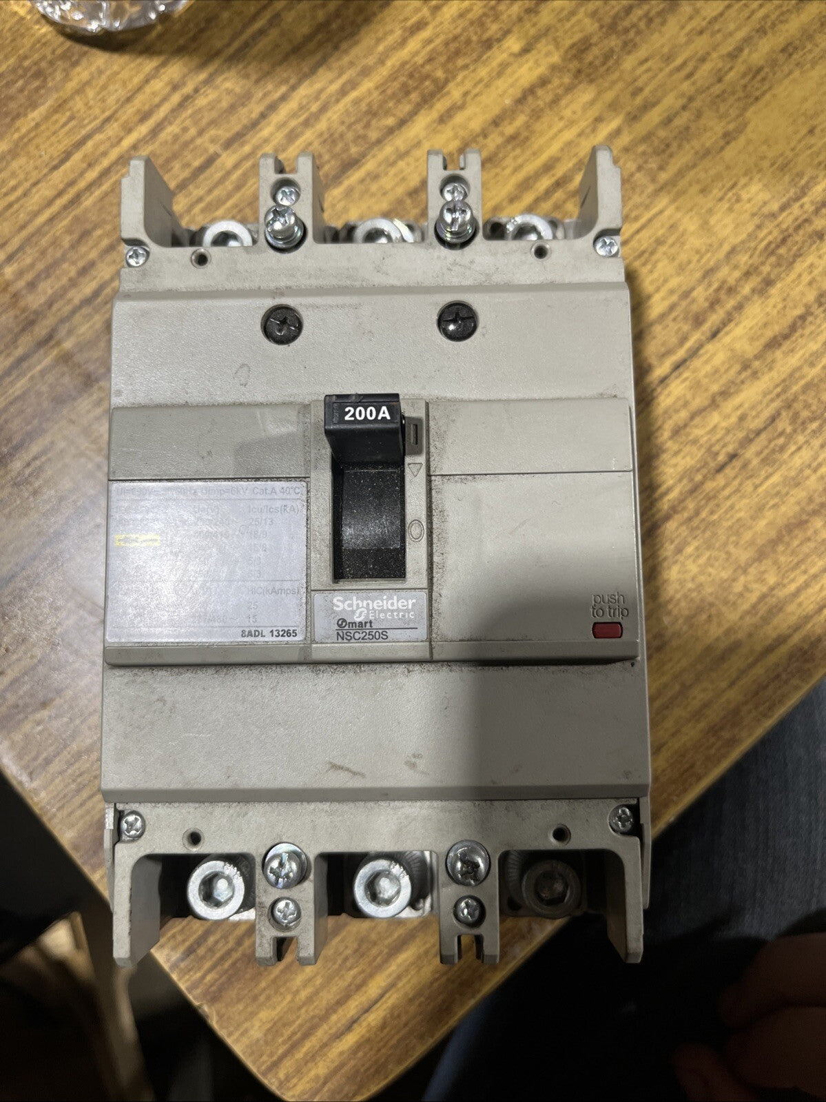 Schneider Electric NSC250S Circuit Breaker, 200 Amp | Energy Power ...