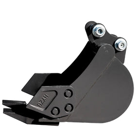 8" Toothed Bucket For 1-1.8 Ton Mini Excavators | HUAYEE HYE01-1