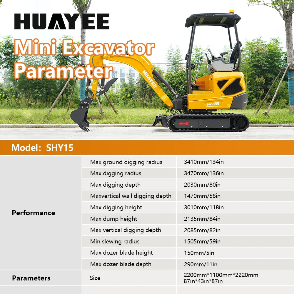 Mini Excavator | SHY15