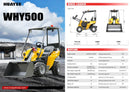 Huayee WHY500 Mini Wheel Loader YN27 Turbo Diesel 4x4, 1,000 kg Rated Load-4