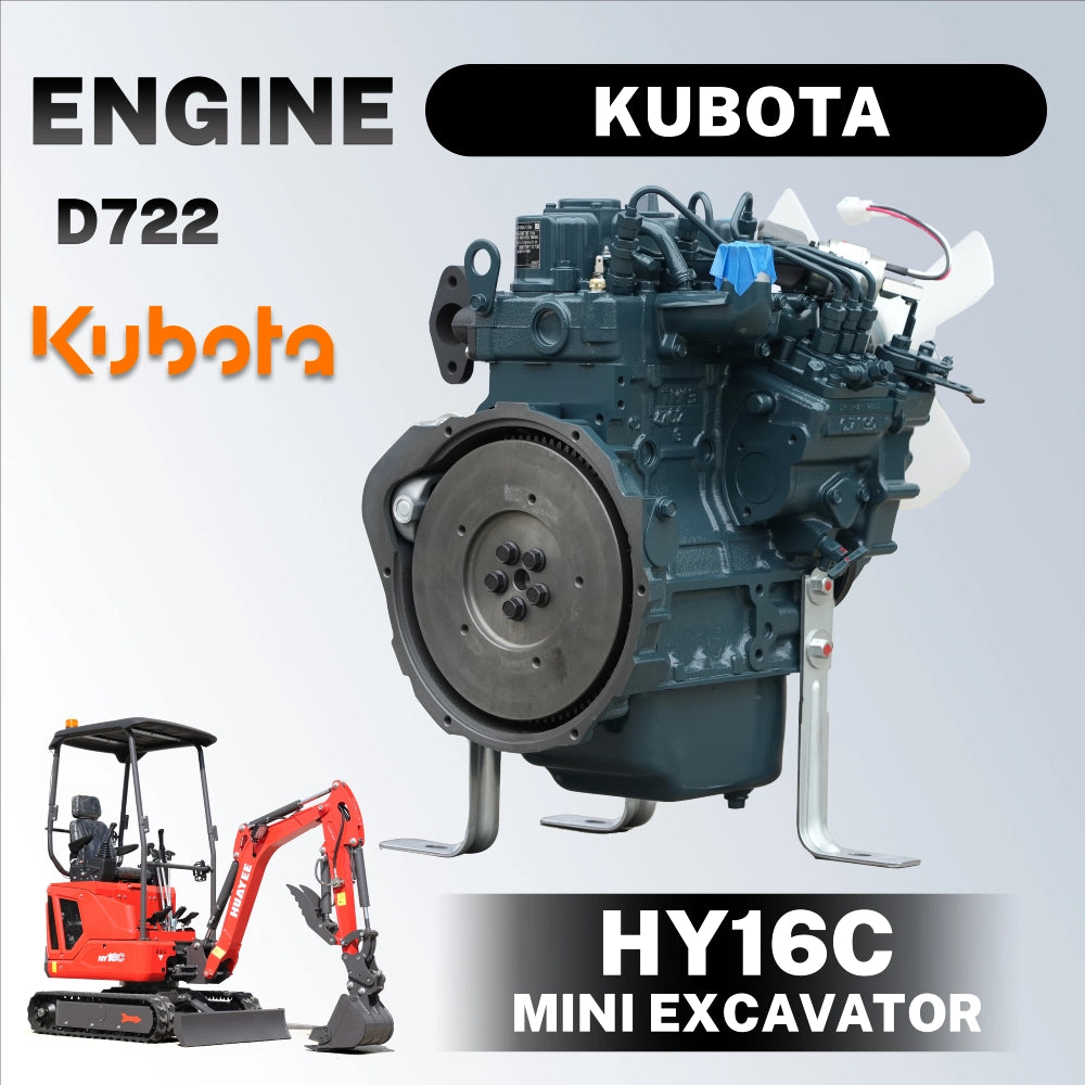 Ton Mini Excavator With 14HP Kubota Engine & Hydraulic Thumb | HUAYEE HY16C