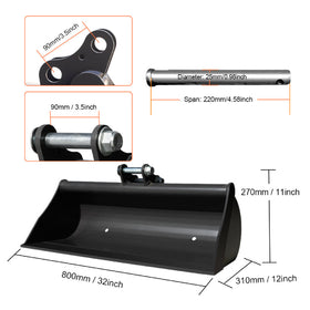Semi-Automatic Quick Change / Coupler For 1-1.8 Ton Mini Excavators | HUAYEE HYE00-1 - 0