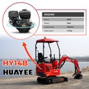 1.4-Ton Mini Excavator With Hydraulic Thumb Clamp & Canopy | 13.5 Hp RATO Engine | HY14B-5