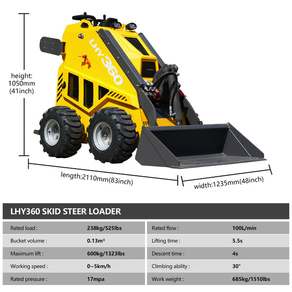 Mini Skid Steer Loader | LHY360