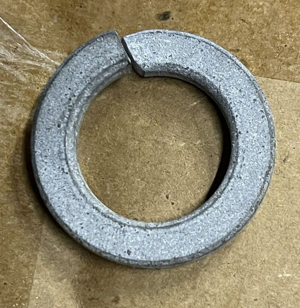 HOT DIP GALVANIZED STEEL 1" LOCK WASHERS, SPLIT RING (5 PACK)