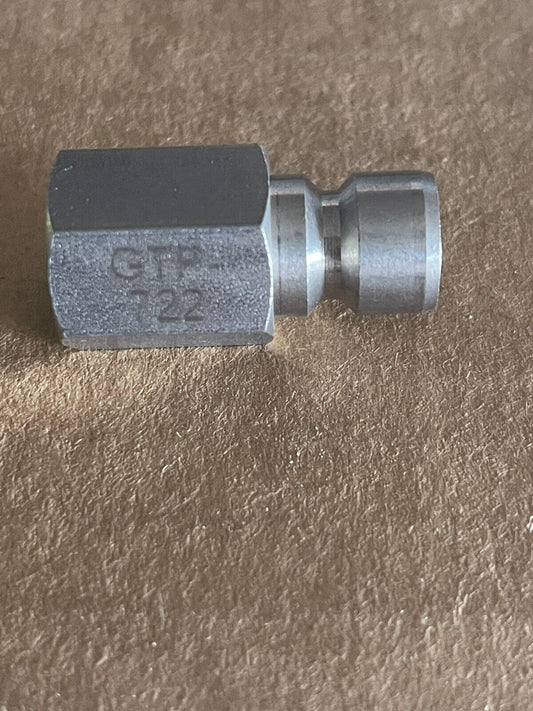 GAMMON GTP-722 ACTUATOR NIPPLE, 1/4" FEMALE NPT, STAINLESS STEEL