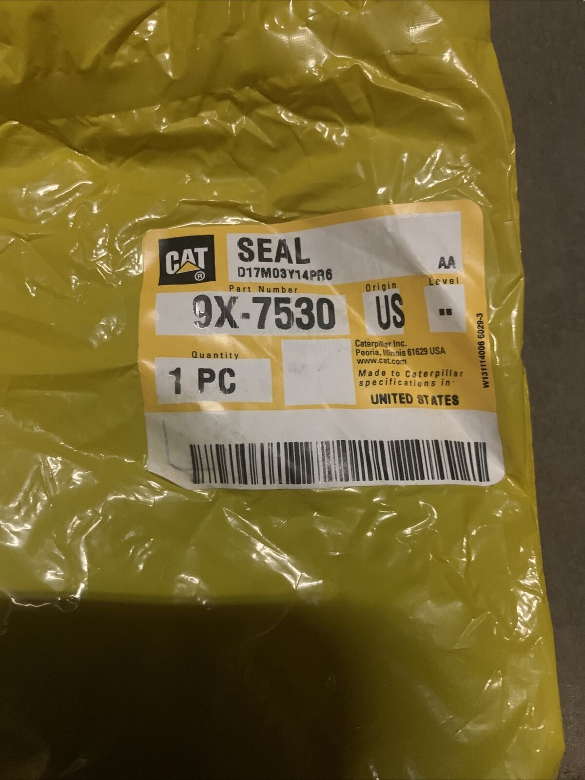 CATERPILLAR CAT 9X-7530 SEAL