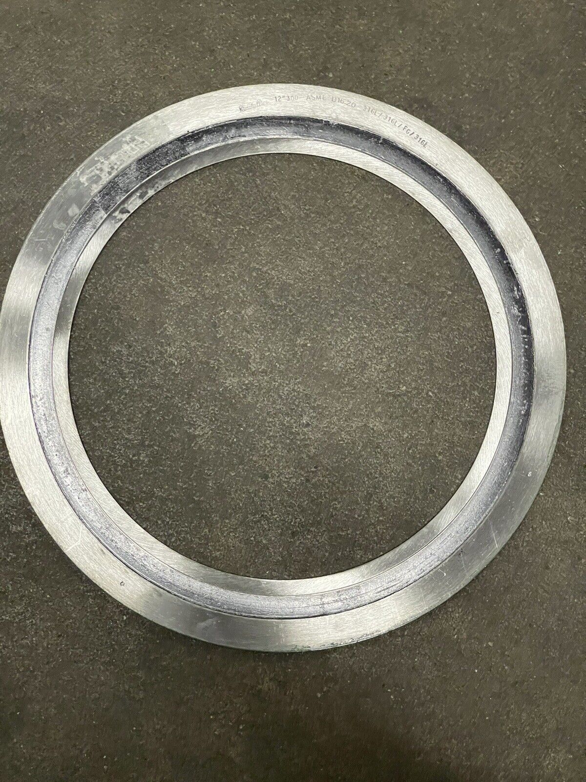 FLEXITALLIC SPIRAL WOUND GASKET: 12" PIPE SIZE, 16-9/16" OD, 12-1/2" ID, #300