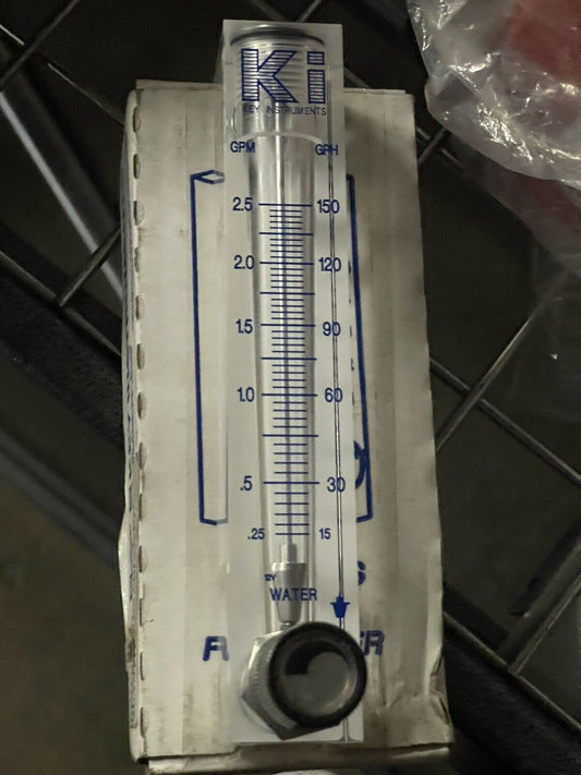 KEY INSTRUMENTS 4 to 50 gph VARIABLE AREA FLOWMETER FR4L64SVVT