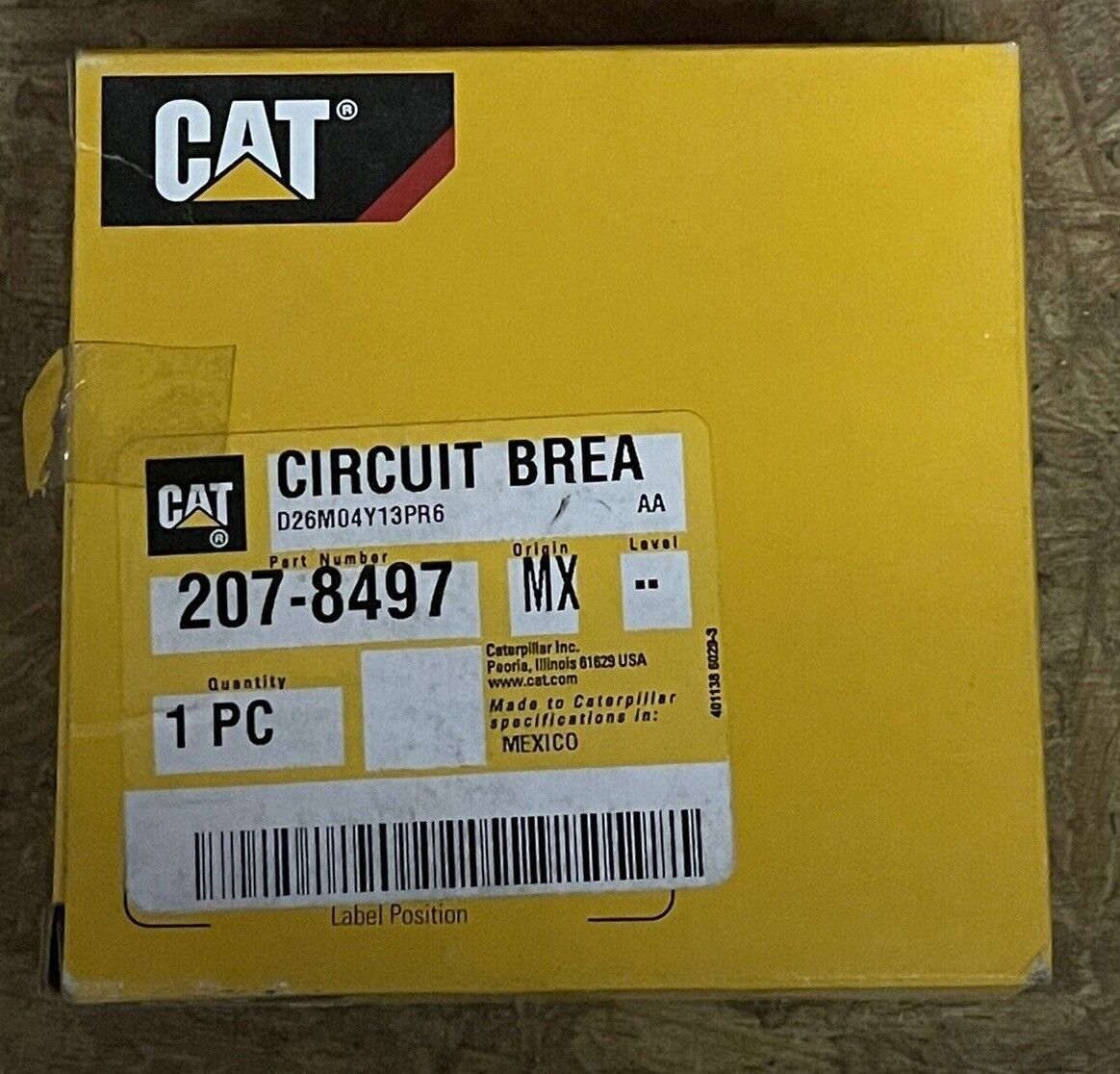 CATERPILLAR CAT 207-8497 CIRCUIT BREAKER