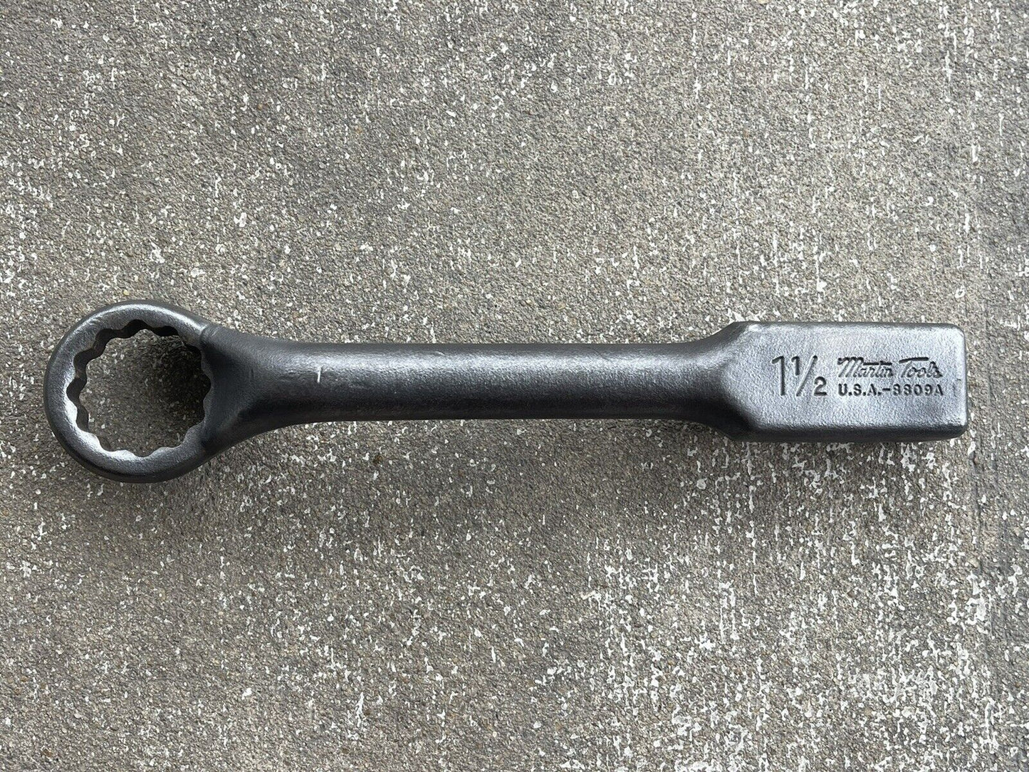 MARTIN TOOLS 8809A 1-1/2 INCH STRIKING FACE OFFSET STYLE BOX WRENCH