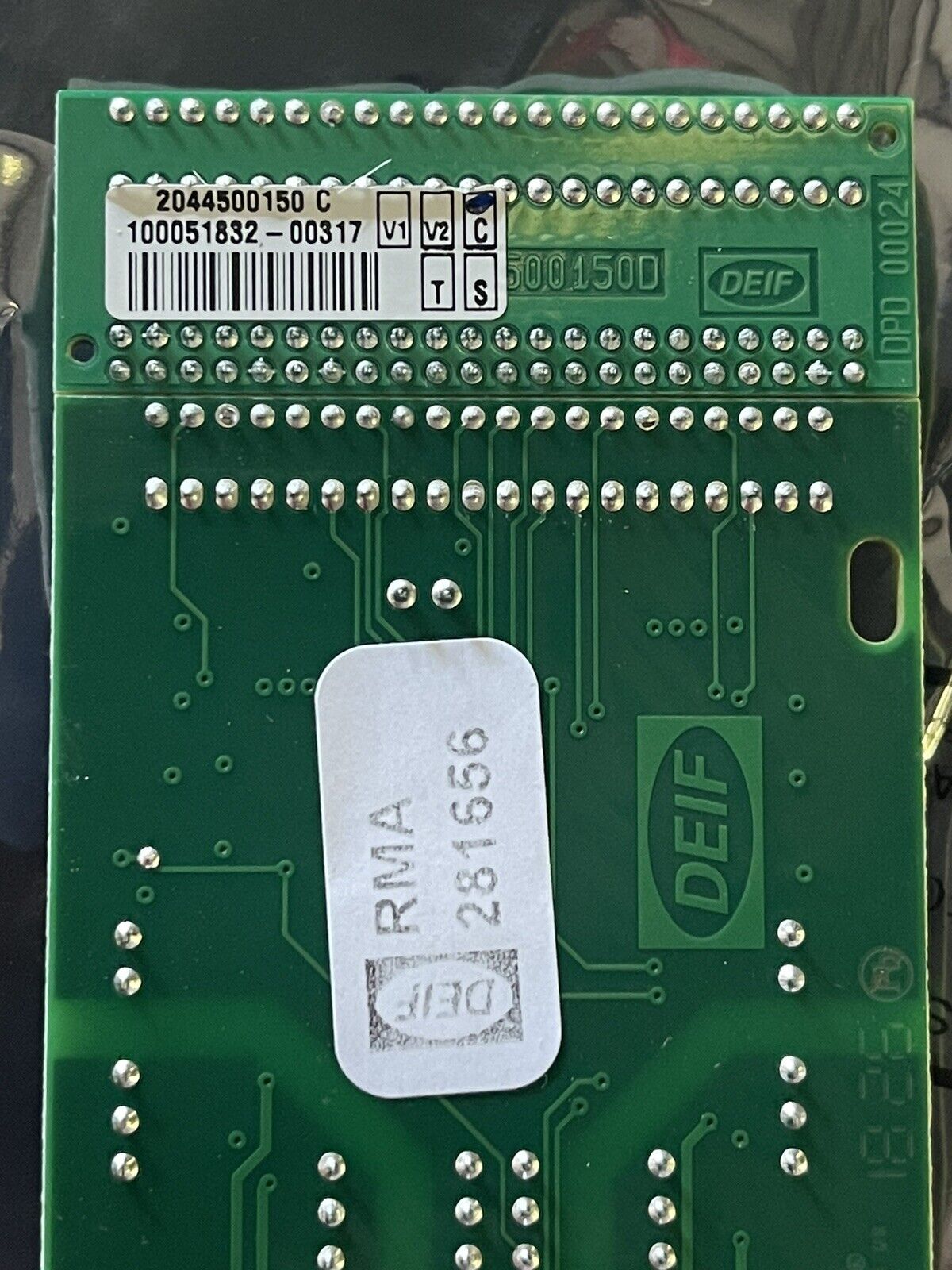 DEIF 1044500150D PCB CARD, DPD 0024, CWI 105, 94V-0