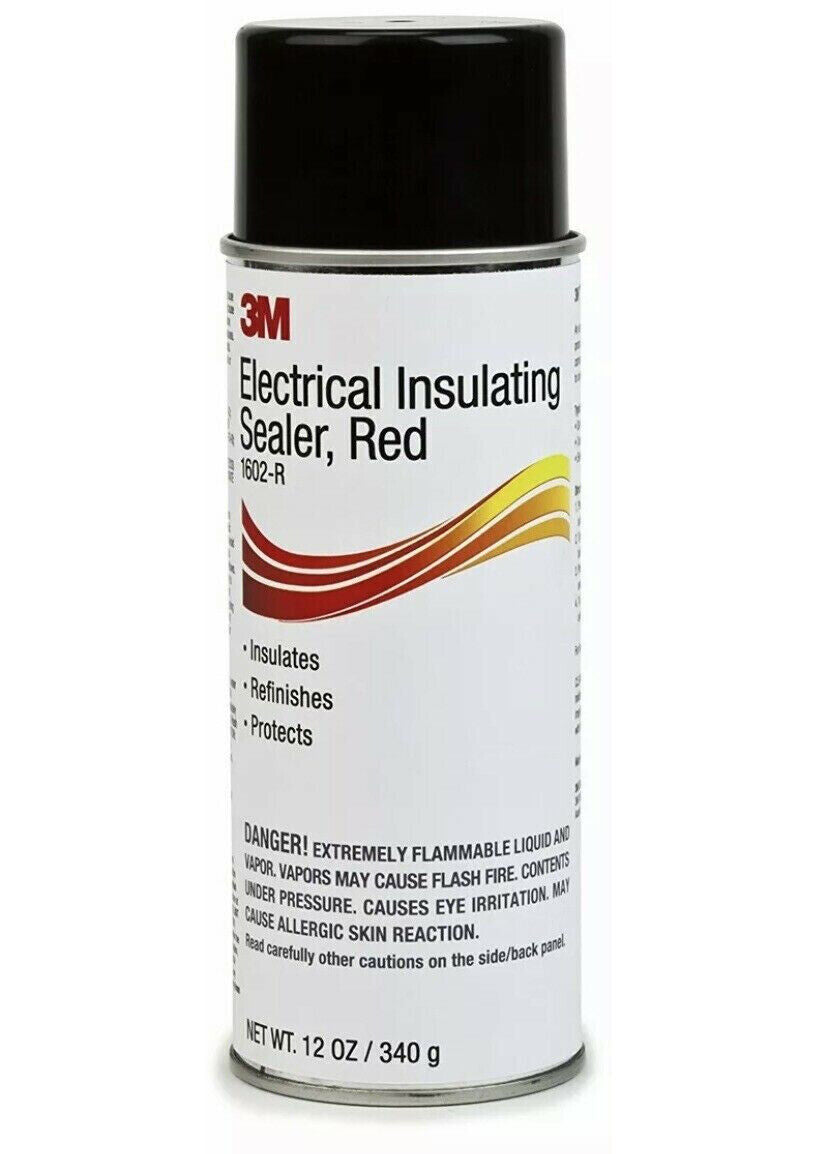 3M ELECTRICAL INSULATING SEALER 1602-R, 12-oz CAN, RED. WHOLESALE DISCOUNTS.