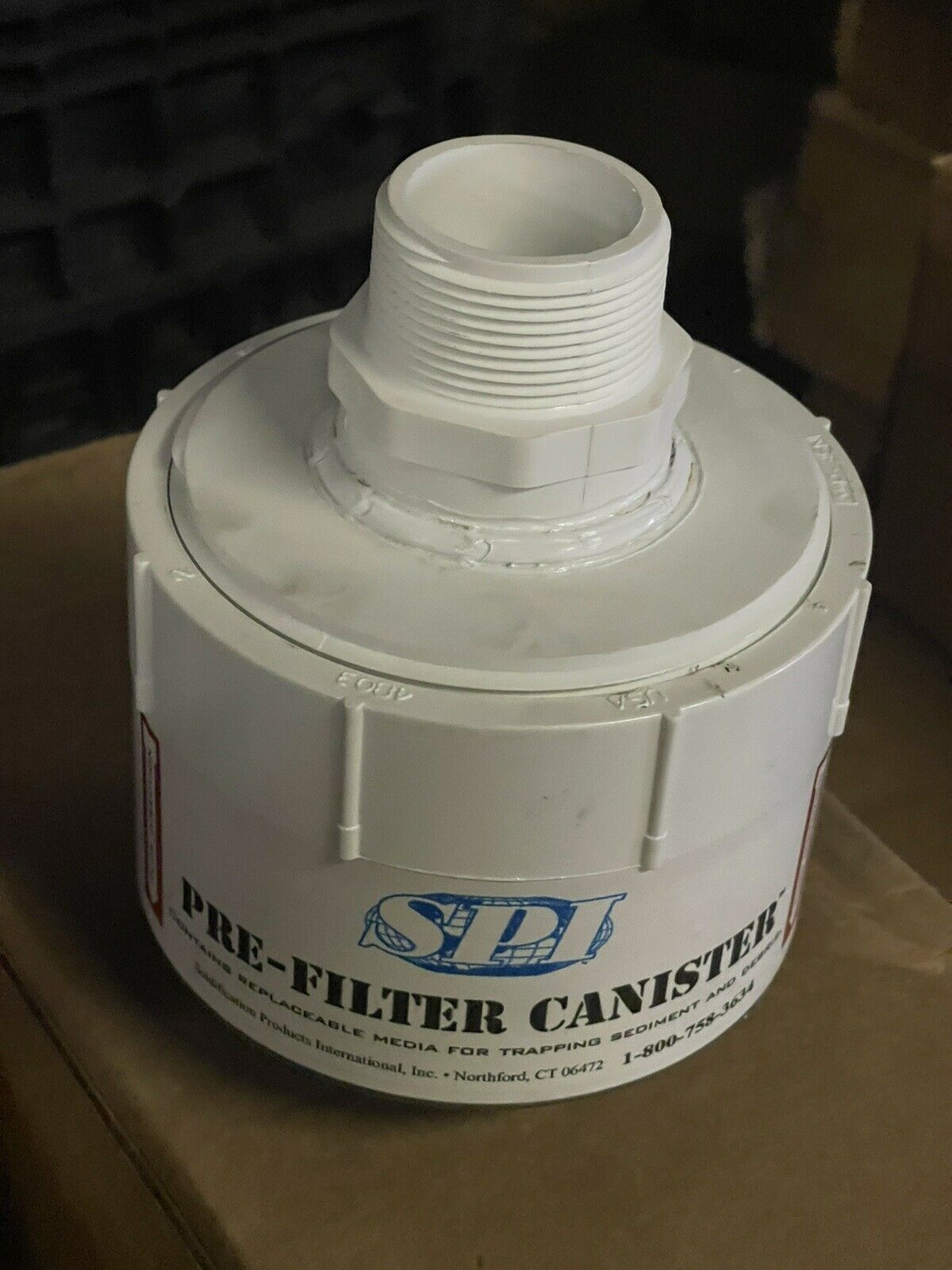 SPI PRE-FILTER CANISTER PFC-44-1.5 WITH 1.5" FITTINGS FOR PETRO-PIT FILTERS