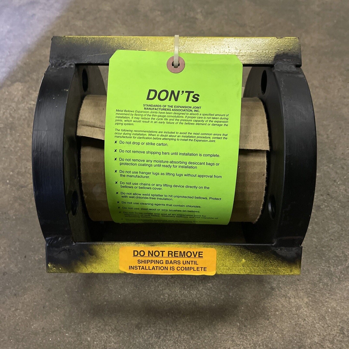 HOSE MASTER EJ526357 3" DIAMETER X 8" METAL EXPANSION JOINT