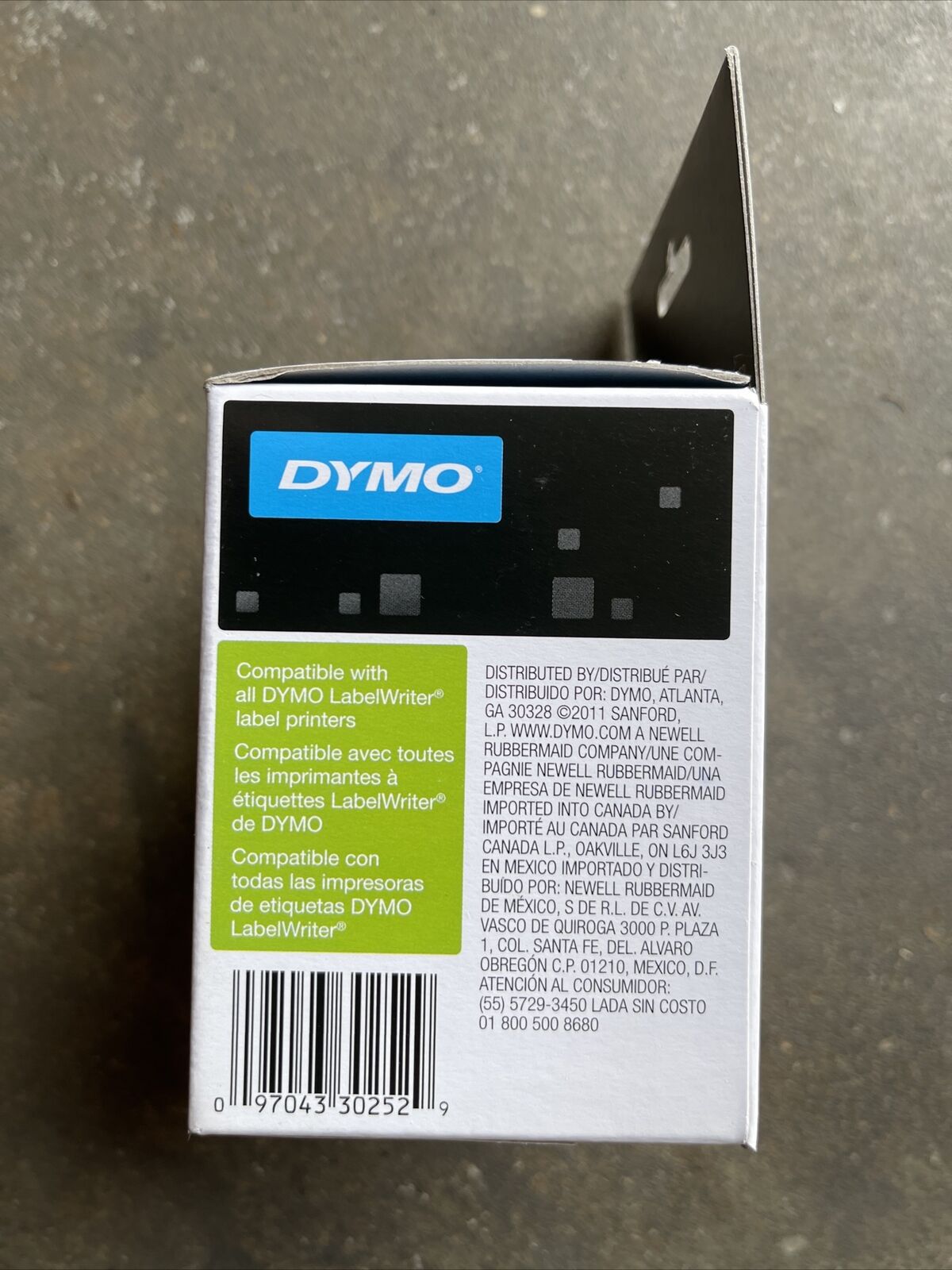 DYMO 30252 LW WHITE ADDRESS LABELS 1-1/8"x3-1/2", 350 LABELS PER ROLL (2 ROLLS)