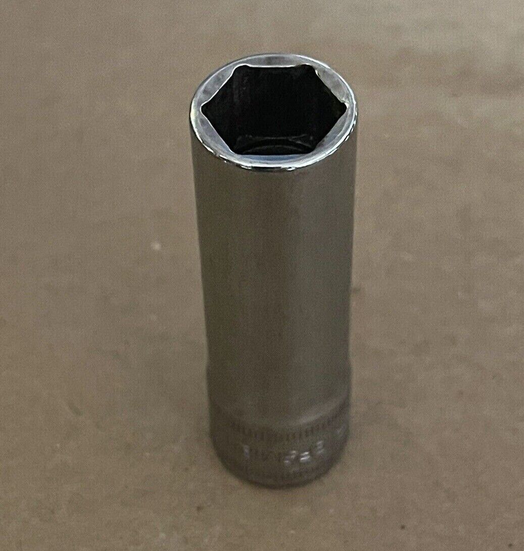 SNAP-ON 3/8" DRIVE 6-POINT METRIC 12 mm. FLANK DRIVE DEEP SOCKET, SFSM12