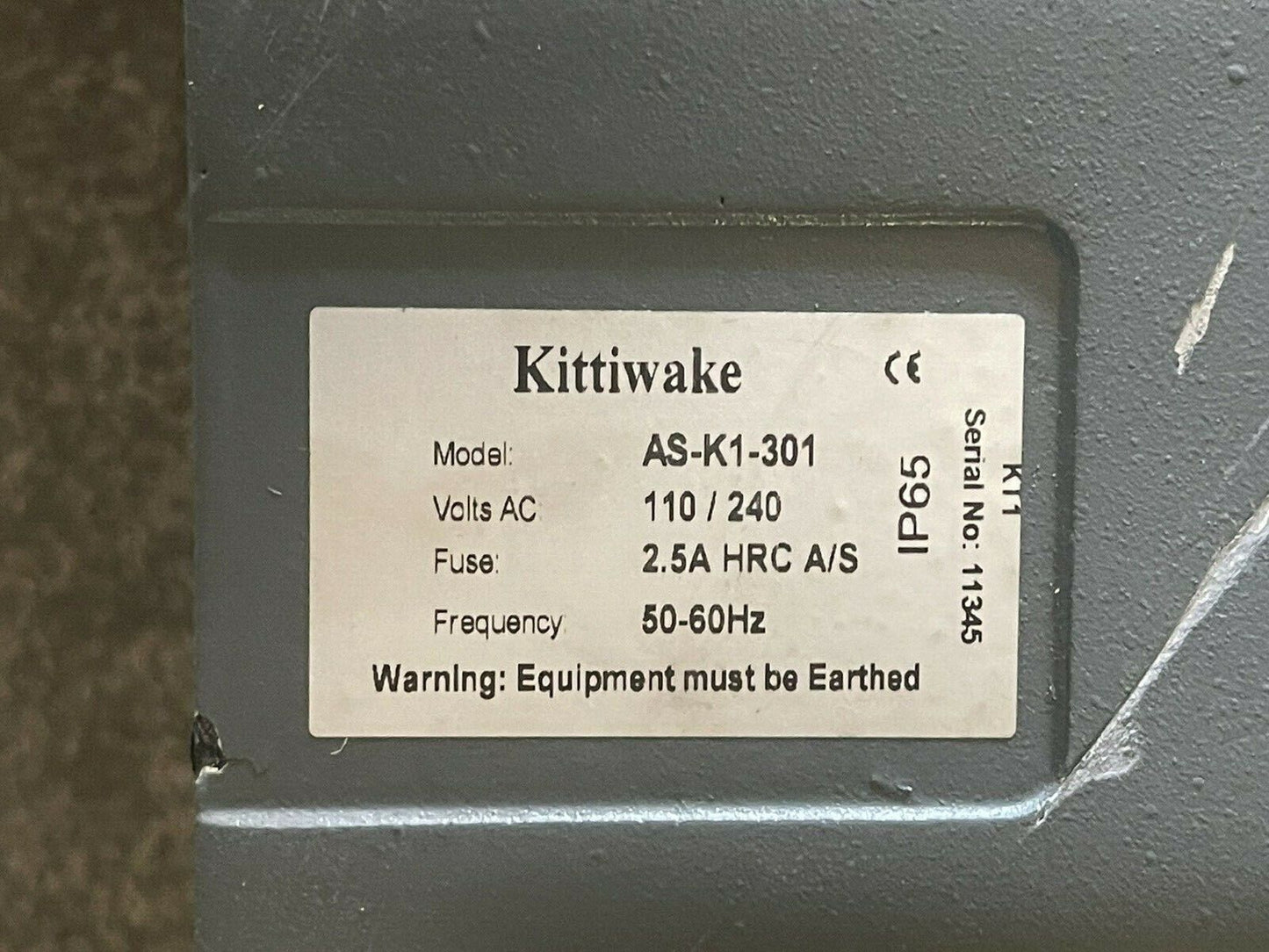 KITTIWAKE AS-K1-301 FUEL & LUBE PORTABLE OIL DENSITY METER 110/240 VAC