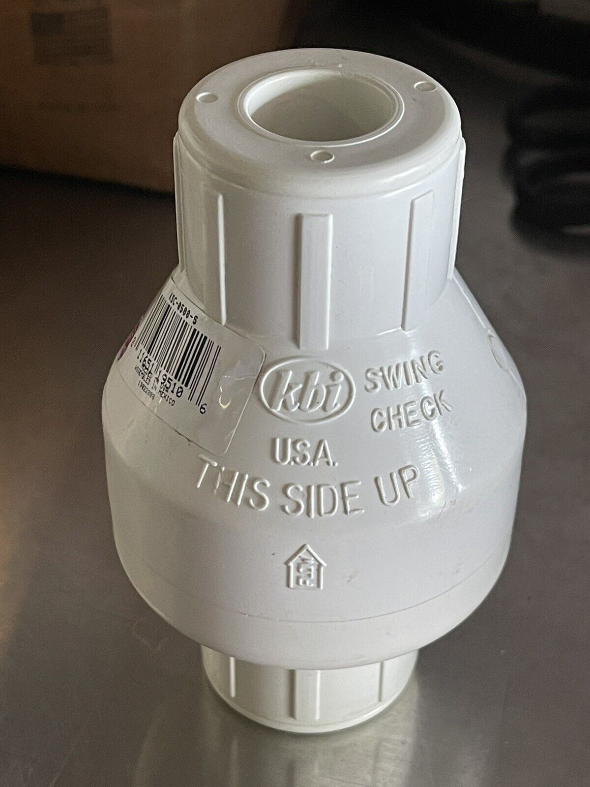 KBI KSC-0500-S 1/2" SOCKET PVC SWING CHECK VALVE