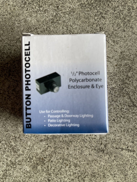 BUTTON PHOTOCELL P18100 PHOTOELECTRIC SWITCH. 500W TUNGSTEN, 850VA, 120V RATING