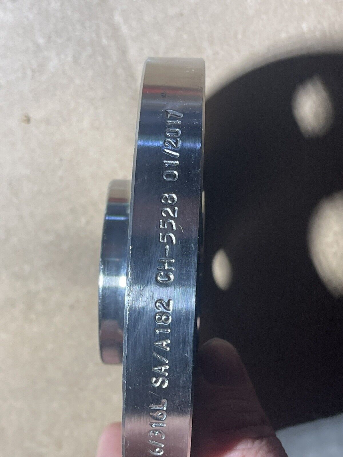 1" SLIP ON RAISED FACE STAINLESS STEEL 316/316L FLANGE CLASS 300, A/SA182, B16.5