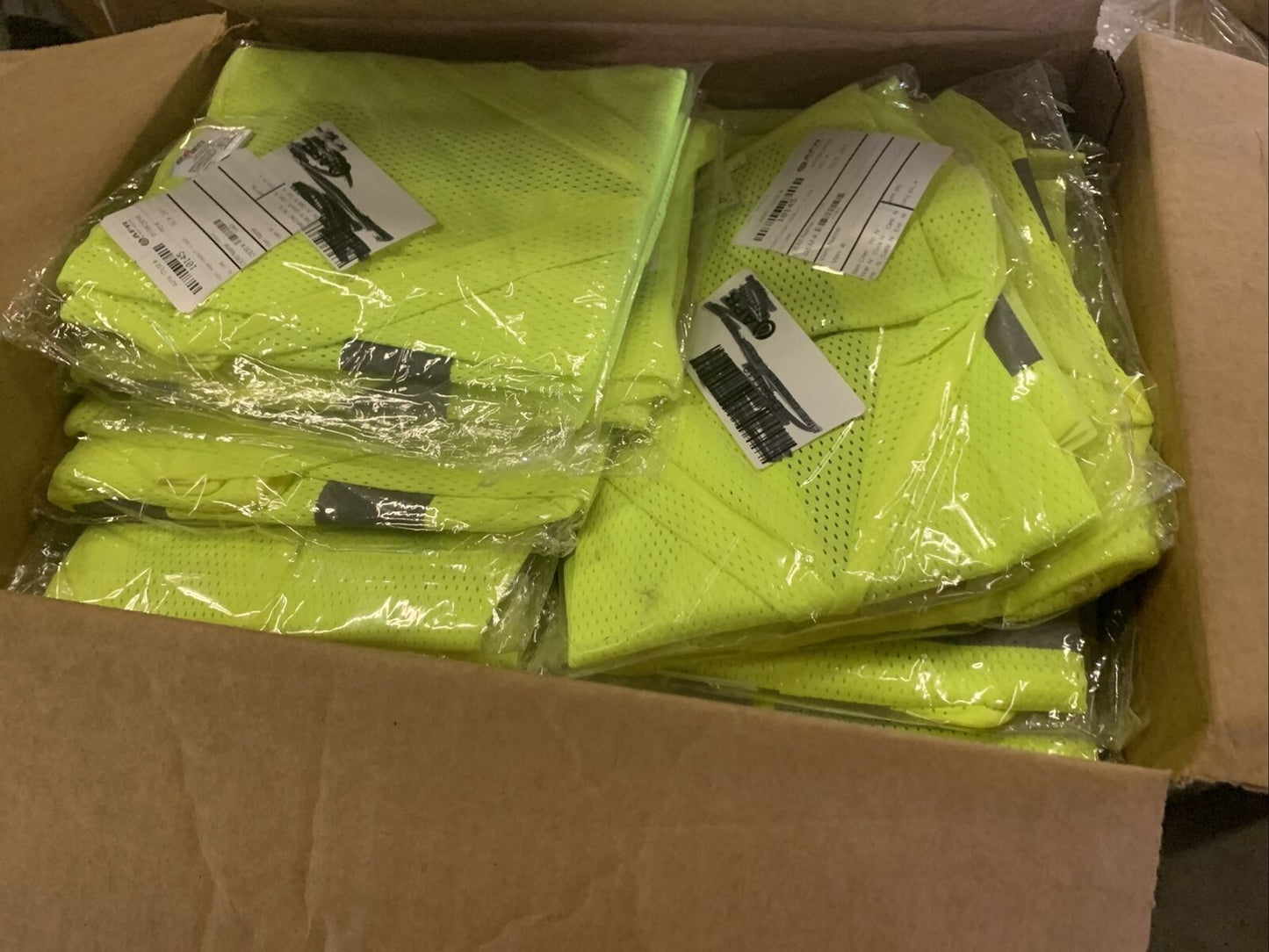 RITZ SAFETY RTZVB231P BREAKAWAY CLASS 2 LIME VEST SIZE XL - BOX OF 50 Pcs.