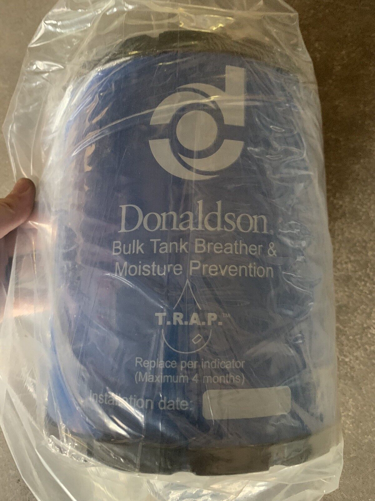 DONALDSON P923075 BULK TANK BREATHER & MOISTURE PREVENTION T.R.A.P. ELEMENT