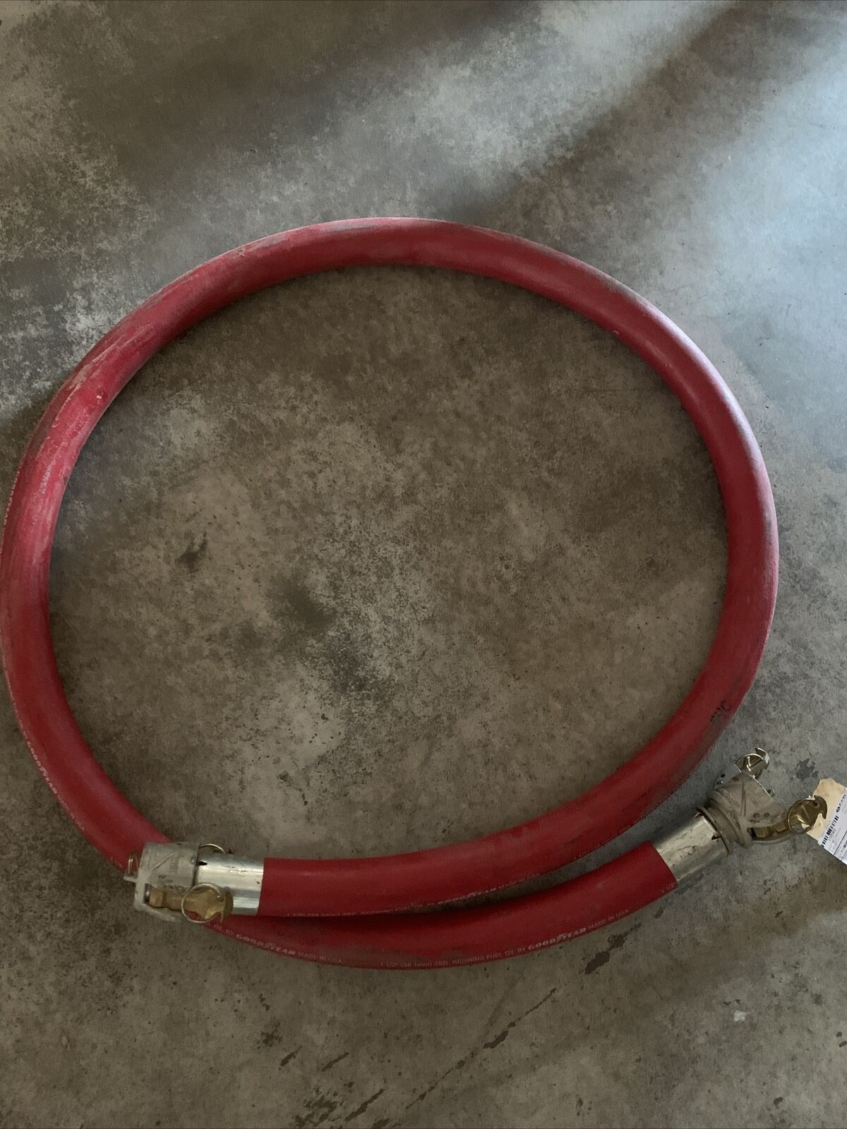 REDWING FUEL OIL  HOSE ASSEMBLY 1-1/2" x 10’  MALE AND FEMALE INSTA-LOCK ENDS