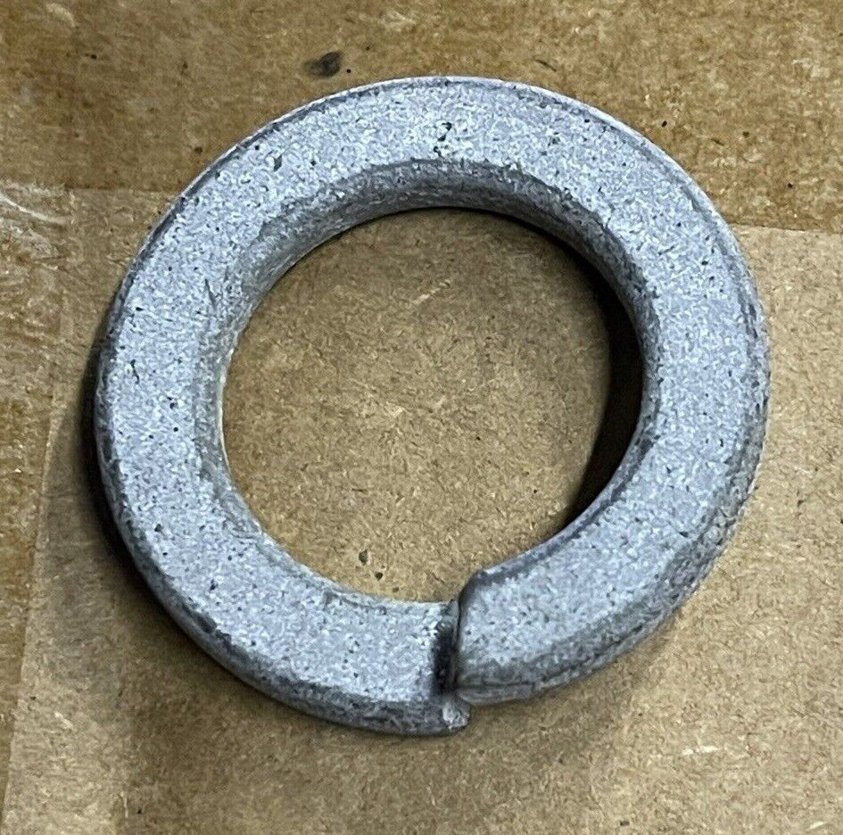 HOT DIP GALVANIZED STEEL 1" LOCK WASHERS, SPLIT RING (5 PACK)