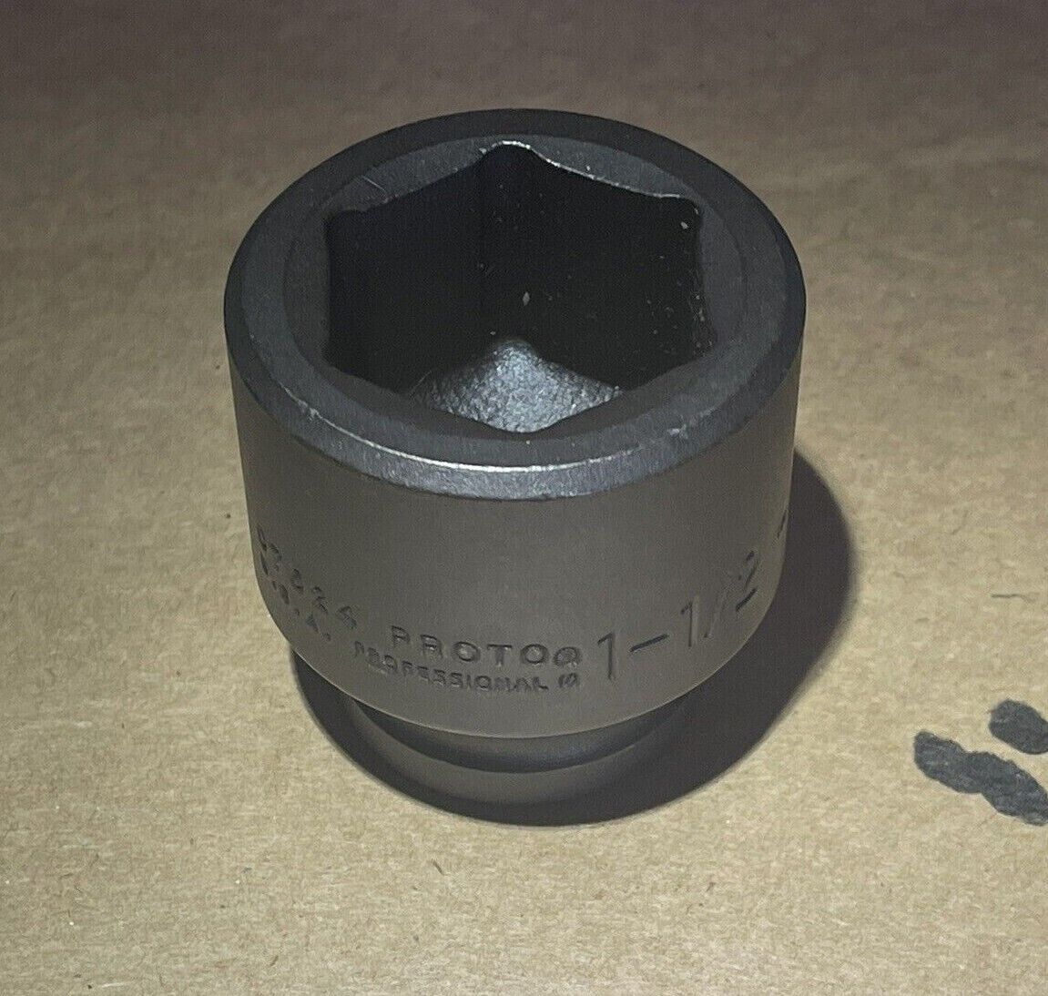 PROTO 07524 3/4" DRIVE 1-1/2" 6-POINT STANDARD IMPACT SOCKET