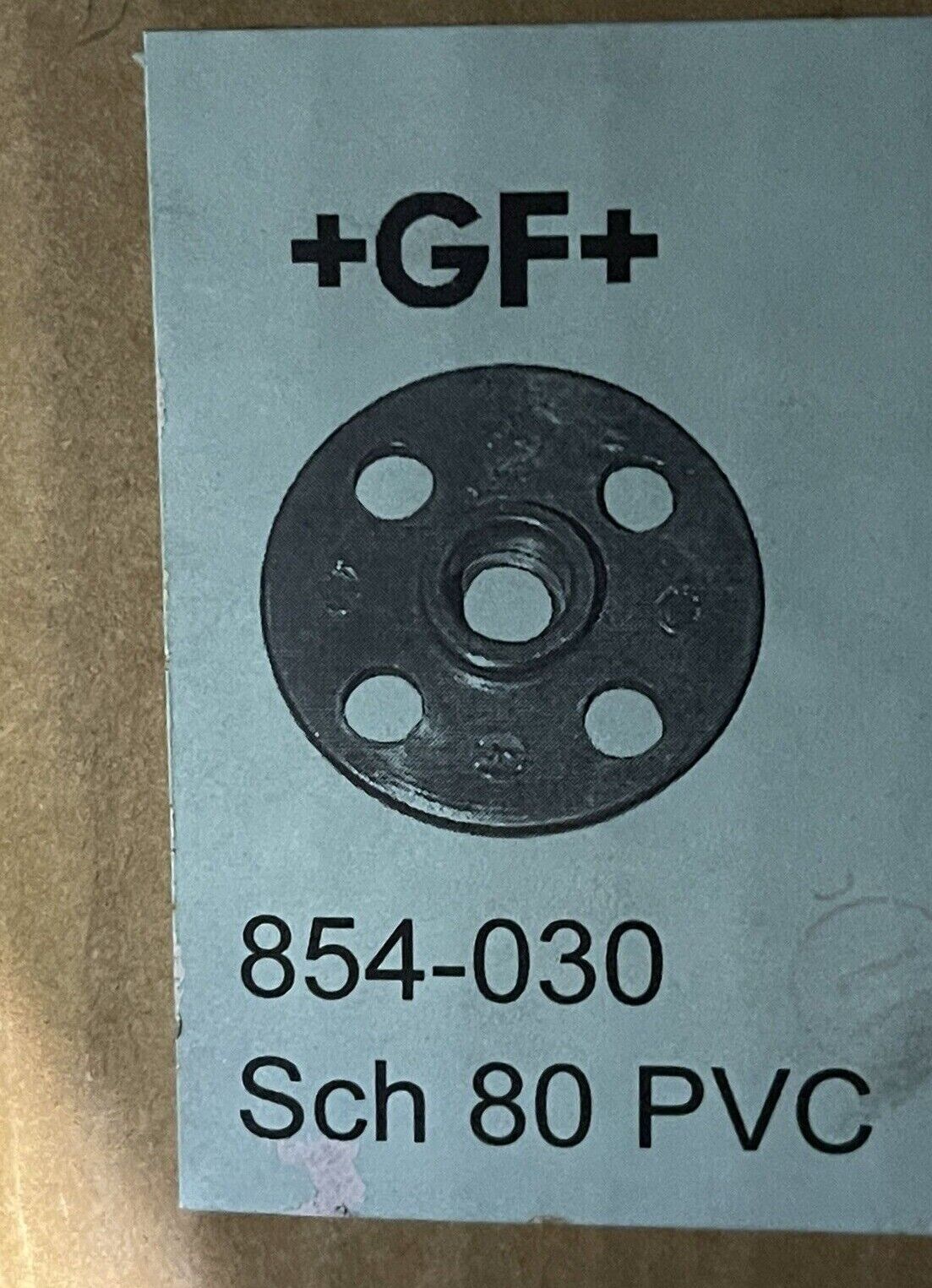 GEORG FISCHER 854-030 SCHEDULE 80 PVC - 3" VAN STONE PIPE FLANGE +GF+