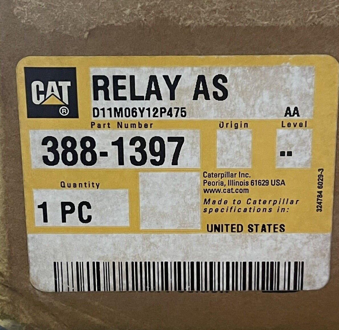 CATERPILLAR CAT 388-1397 RELAY AS