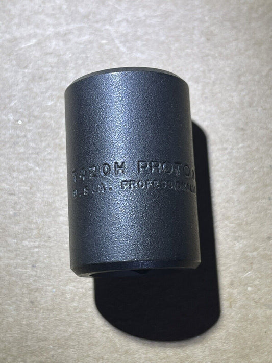 PROTO 7420H 1/2" DRIVE 5/8" 6-POINT STANDARD IMPACT SOCKET
