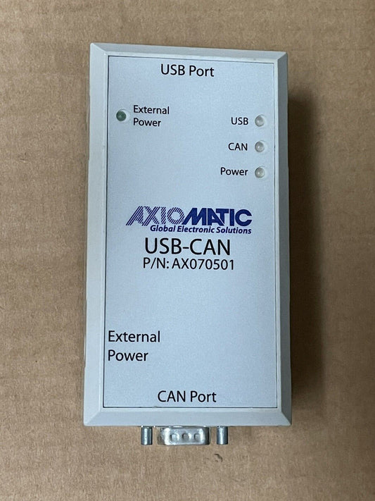 AXIOMATIC USB-CAN AX070501 USB to CAN CONVERTER FOR ELECTRONIC ASSISTANT