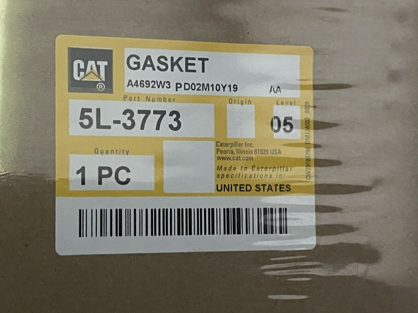 CATERPILLAR CAT 5L-3773 EXHAUST BELLOW GASKET