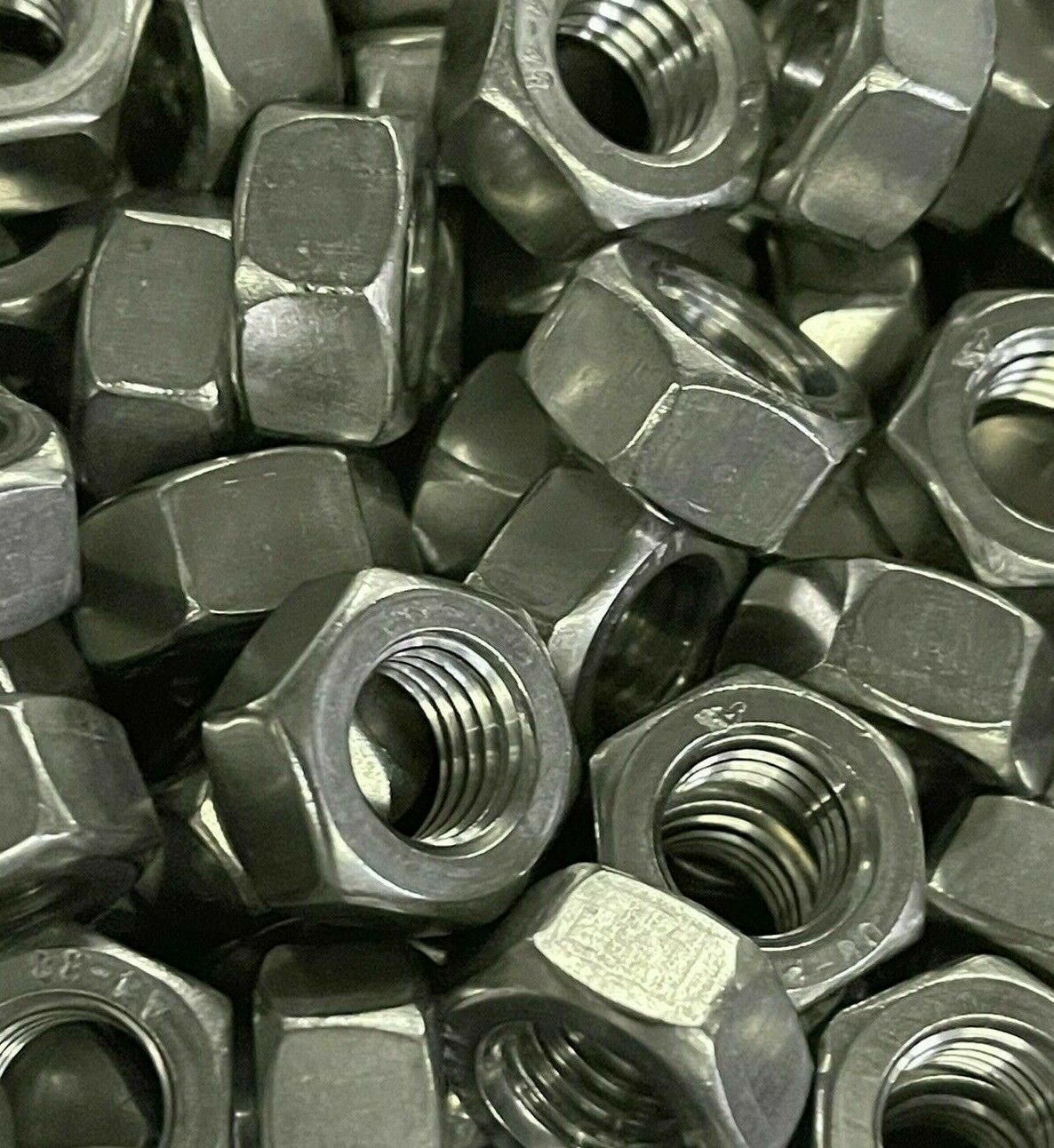 1/2"-13 FULLY FINISHED HEX NUTS, 316 STAINLESS STEEL. MULTIPLE QUANTITIES