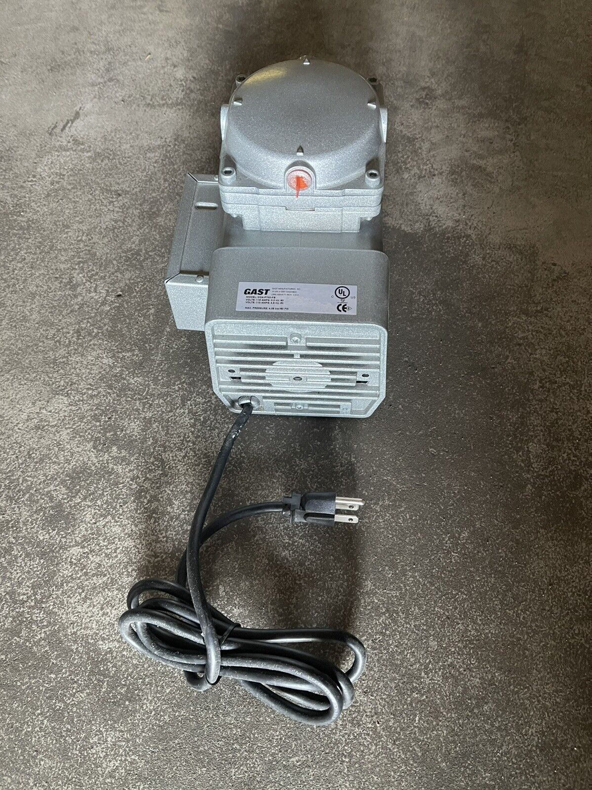 GAST DOA-P703-FB OIL-LESS DIAPHRAGM VACUUM PUMP & COMPRESSOR