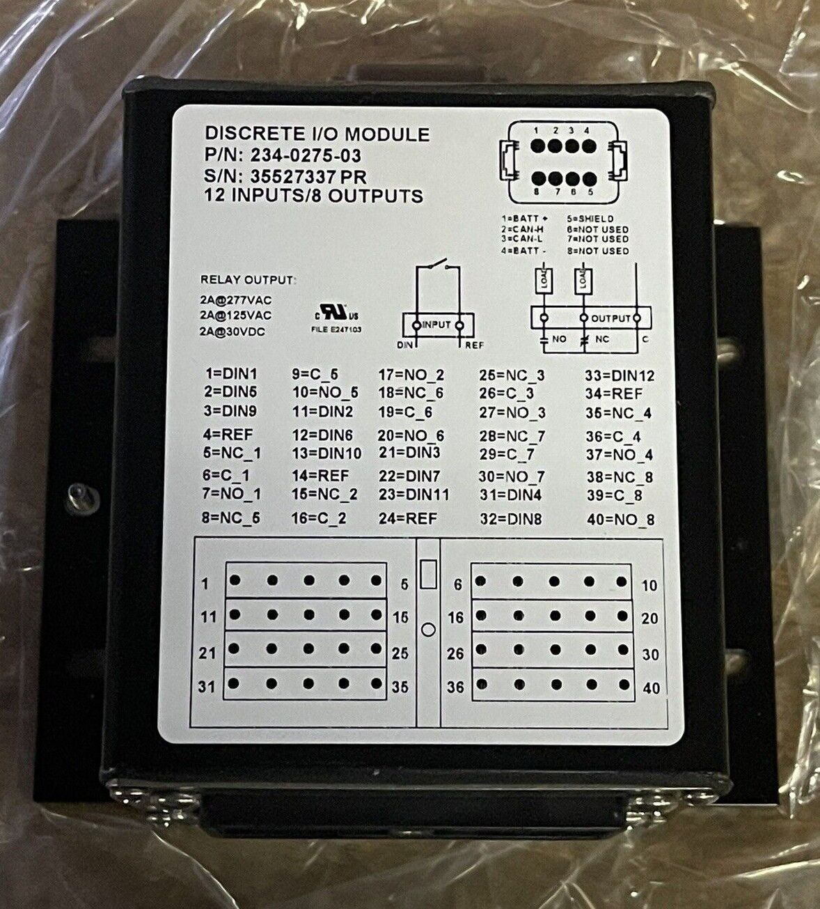 CATERPILLAR CAT 234-0275 CONTROL ASSEMBLY