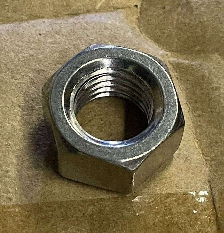 5/8"-11 UNC FULLY FINISHED HEX NUTS, STAINLESS STEEL, GRADE 18-8 (5 PACK)