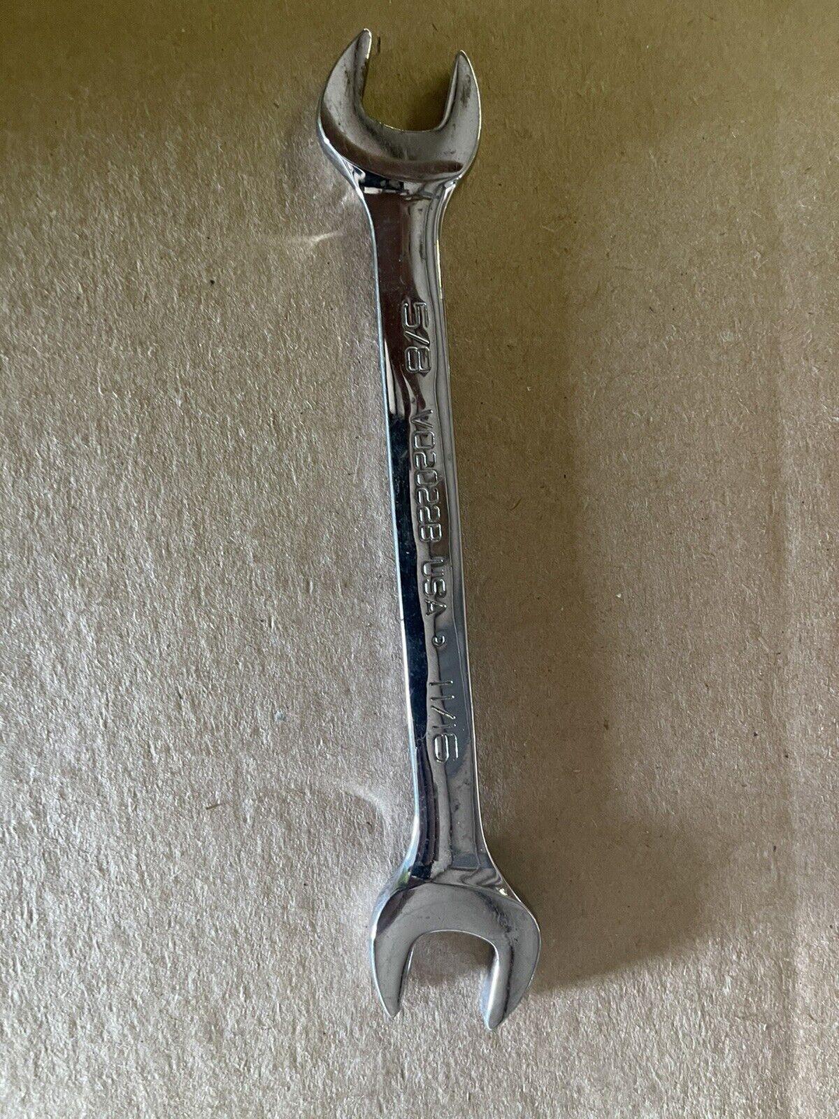 SNAP-ON 5/8" x 11/16" STANDARD OPEN END WRENCH, V02022B