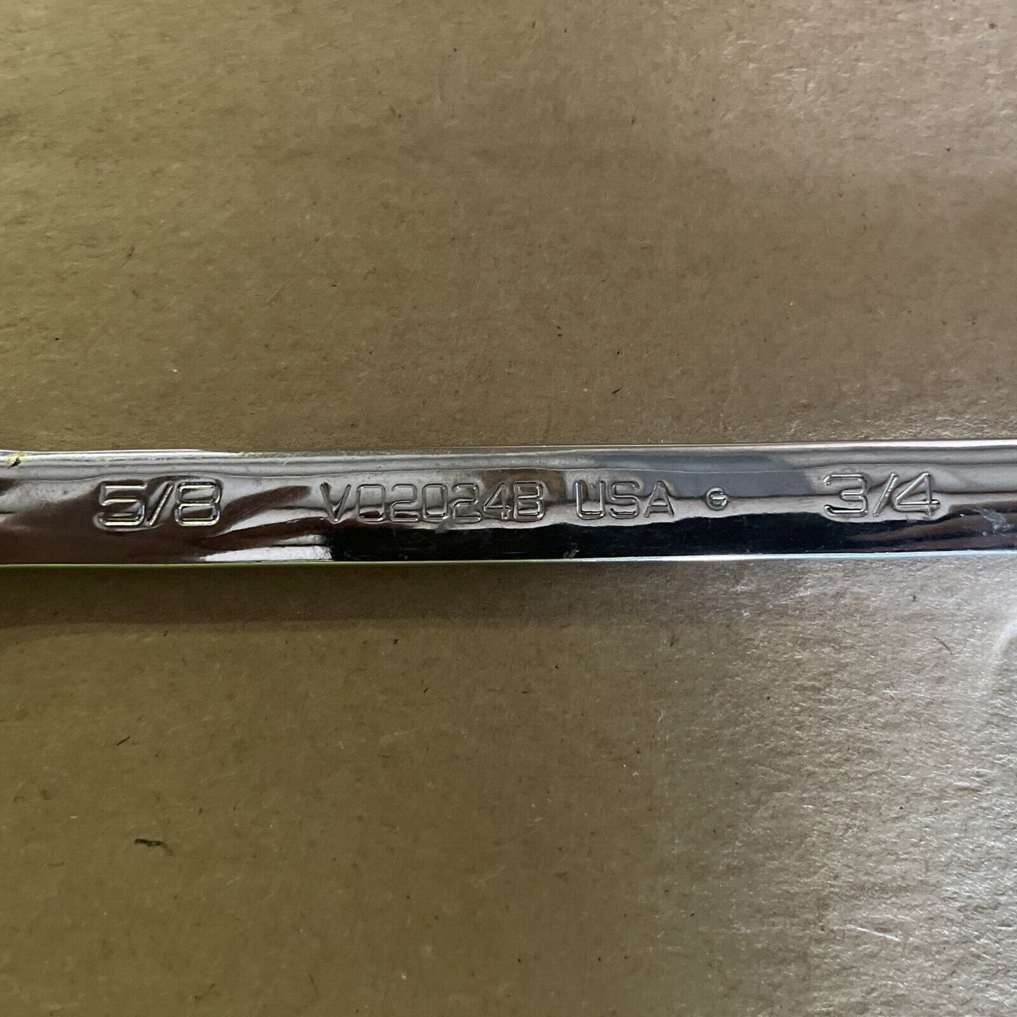 SNAP-ON 5/8" x 3/4" STANDARD OPEN END WRENCH, VO2024B