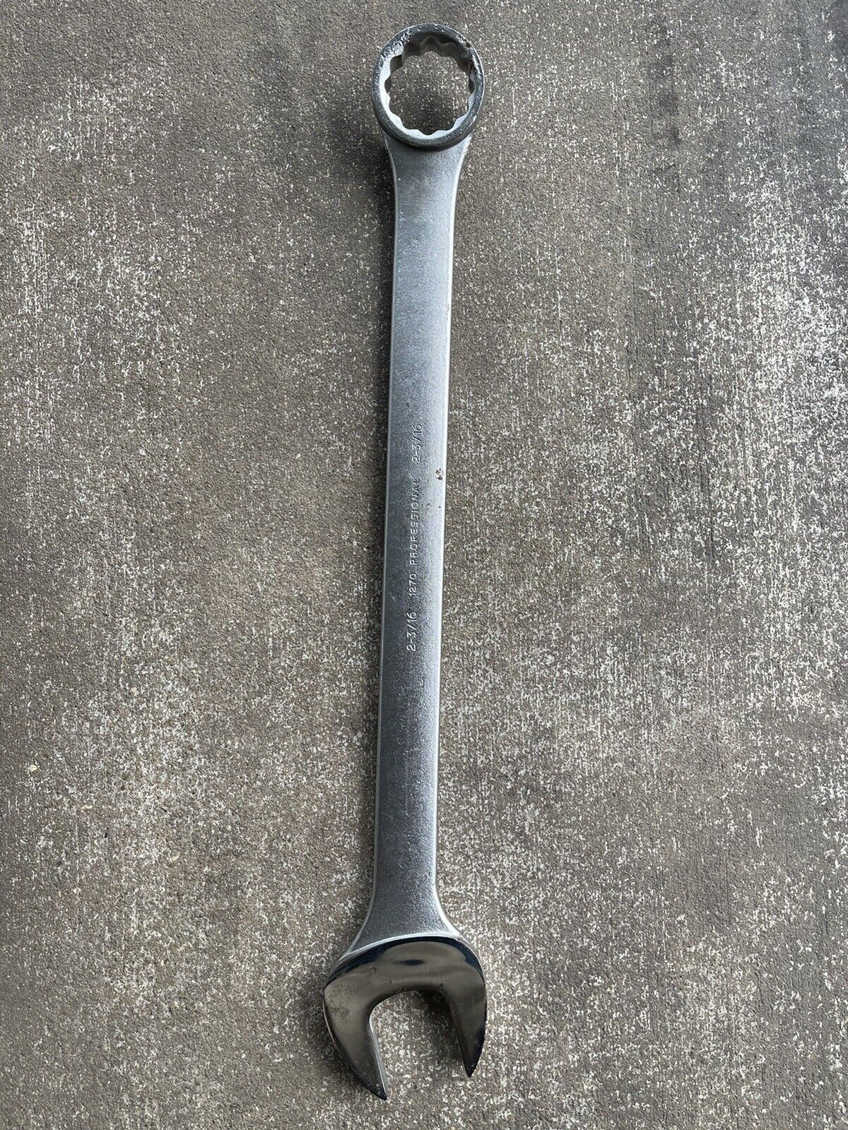 PROTO J1270 COMBINATION WRENCH, ALLOY STEEL, 2-3/16" HEAD SIZE, 12-POINT BOX END